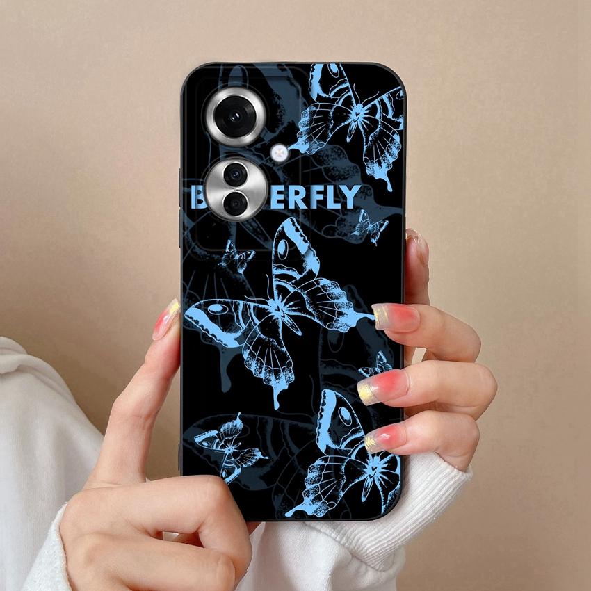 Sacs pour téléphone pour Oppo F25 Pro F23 Realme C20 C25 C30 C31 C33 C35 Narzo N53 N63 Motif Arbre de Coco de Plage Étui de Protection en Silicone Liquide pour Coque Oppo