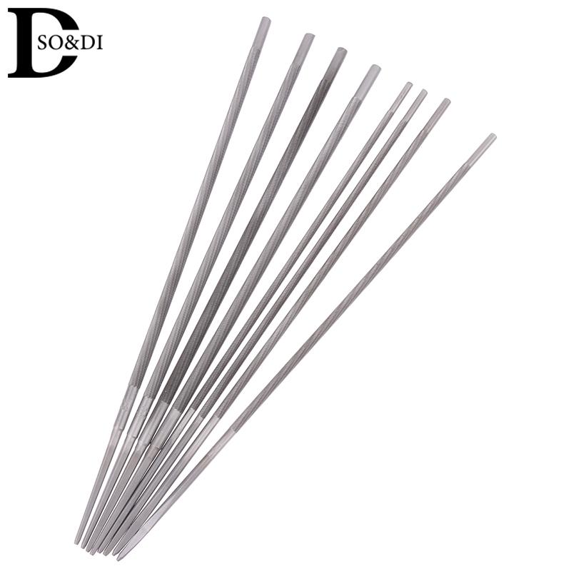 1Pcs Round Chainsaw Saw Chain Files Manual Tool Filing Kit Stainless Steel Chainsaw Chains Hand Sharpening Woodworking Tools