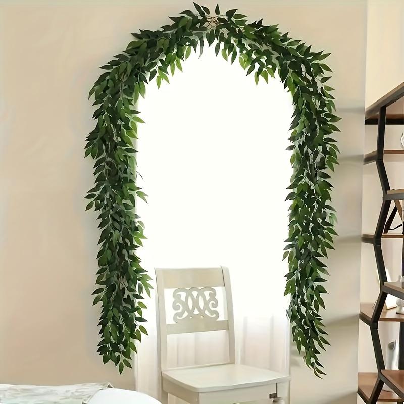 UV-Resistant Artificial Willow Vines Perfect for Home & Garden Decor, Outdoor Ceremonies, Weddings, and Holiday Parties