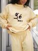 Trendy Women's Mid-High Collar Printed Sweatshirt - Casual, Fashionable, Versatile Long-Sleeve