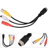 Car Video Recorder Extension Cable Air Head Male to BNC AV DC Female Monitor Adapter