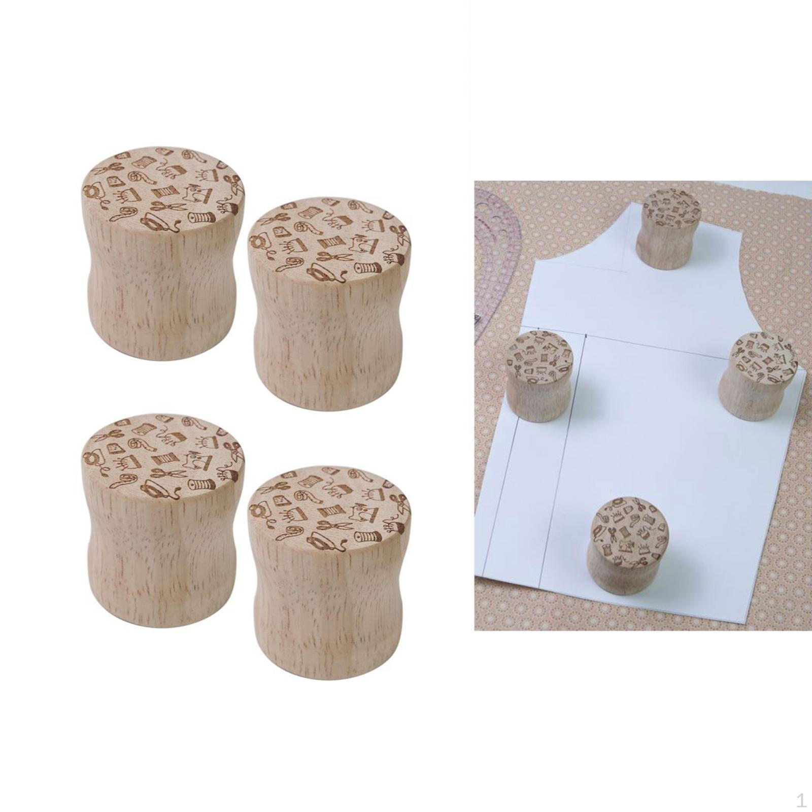 

Буковое дерево Портные хлопушки Ткань Узор Ткань Вес Шитье Круглая Гладильная резка Весы 4pcs Pattern weight