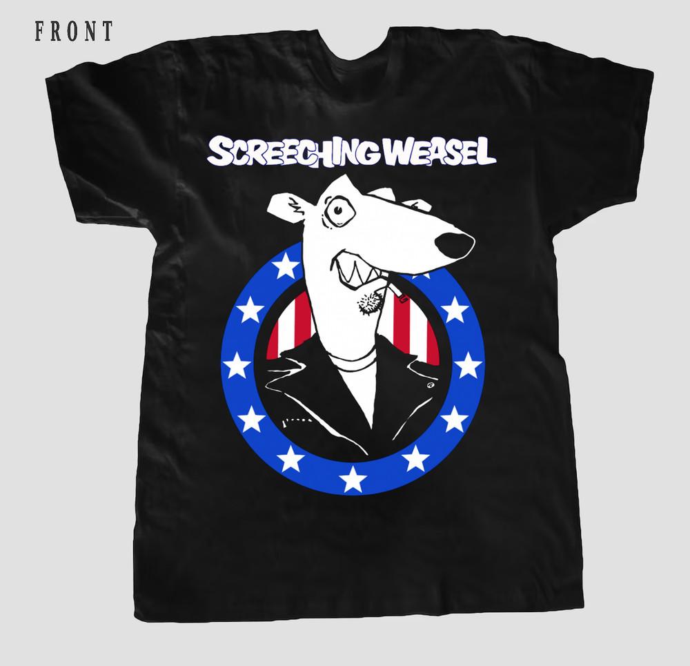 New Screeching Weasel Gift For Fan Black S-2345XL Unisex T-Shirt OB99
