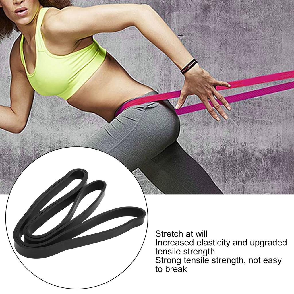 Long Resistance Band Latex Elastic Exercise Bands for Home Or Gym Upper Lower Body Fitness
