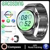 SCOSDING 2023 New NFC Smart Watch Men Voice Calling Sport Watches GT4 Pro Compass GPS Tracker Waterproof Smartwatch For Huawei Xiaomi iOS