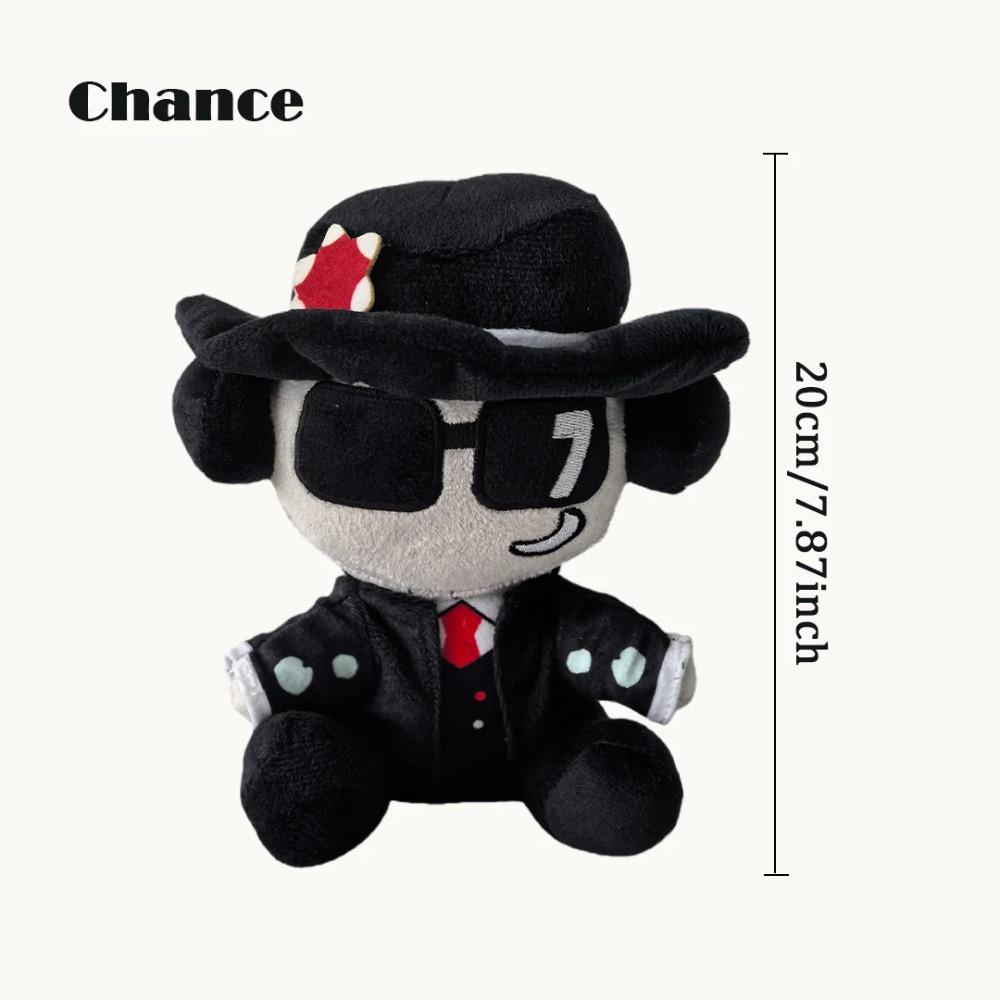 TreasuringU Zwei Mal Plüschtiere Anime-Zubehör Chance Mafioso Stoffpuppe Spiel Gast666 Weiches Plüschtier Geburtstag Kinder Geschenk