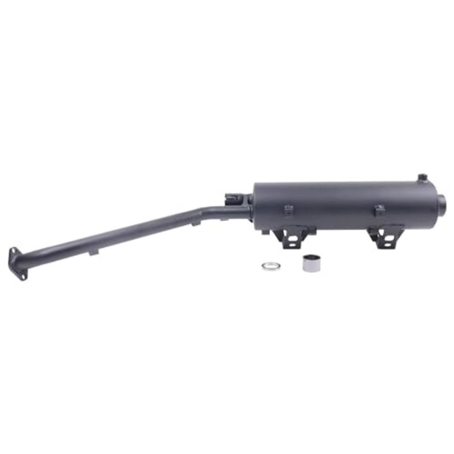Exhaust Muffler Compatible with Kawasaki Brute Force 750 KVF750A KVF750B KVF750C KVF750D KVF750E KVF750F 4X4 4X4I Carb Injector