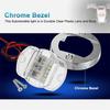 New 4Pcs Round Marine Boat LED Stern Light Blue Cabin Deck Courtesy Light Waterproof