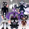 Neuer 99 Nächte Die Katze Plüschtier 99 Nächte Im Wald Schwarze Katze Eule Hirsch Plüschtier Spiel Anime Kuscheltier Weiches Spielzeug Kindergeschenk