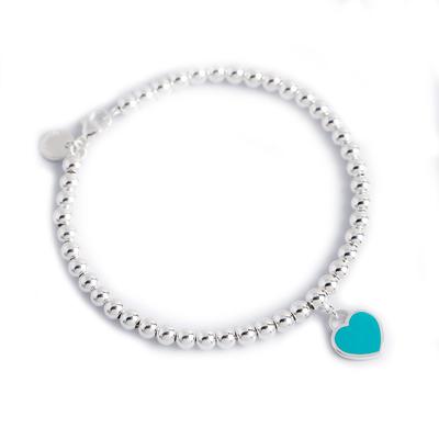 LOVE Heart Bead Chain Bracelet Attractive And Elegant For Women Beads Chain Bracelets Fashion Party