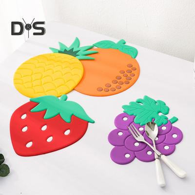 Super vind varmeisolering Rund fruktform dekkematte Bord koppmatte for hjemmet