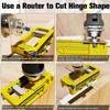 Professional Mortiser Hinge Installation Kit Door Hinge Router Template  Lock Handle Installation