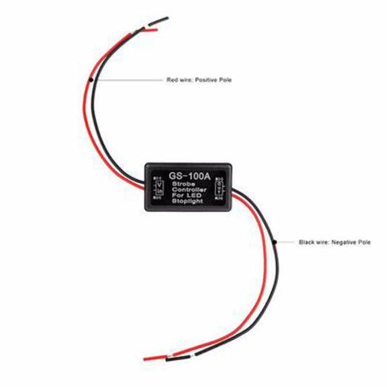 GS-100A Car Auto Motorcycle LED Stop Brake Light Lamp Strobe Controller Module