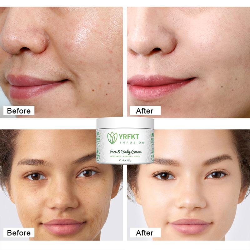 Extract Natural Aloe Vera Cream Day Cream Facial Cream Moisturizing Anti-aging Anti-Wrinkle Whitening Brightening Cream