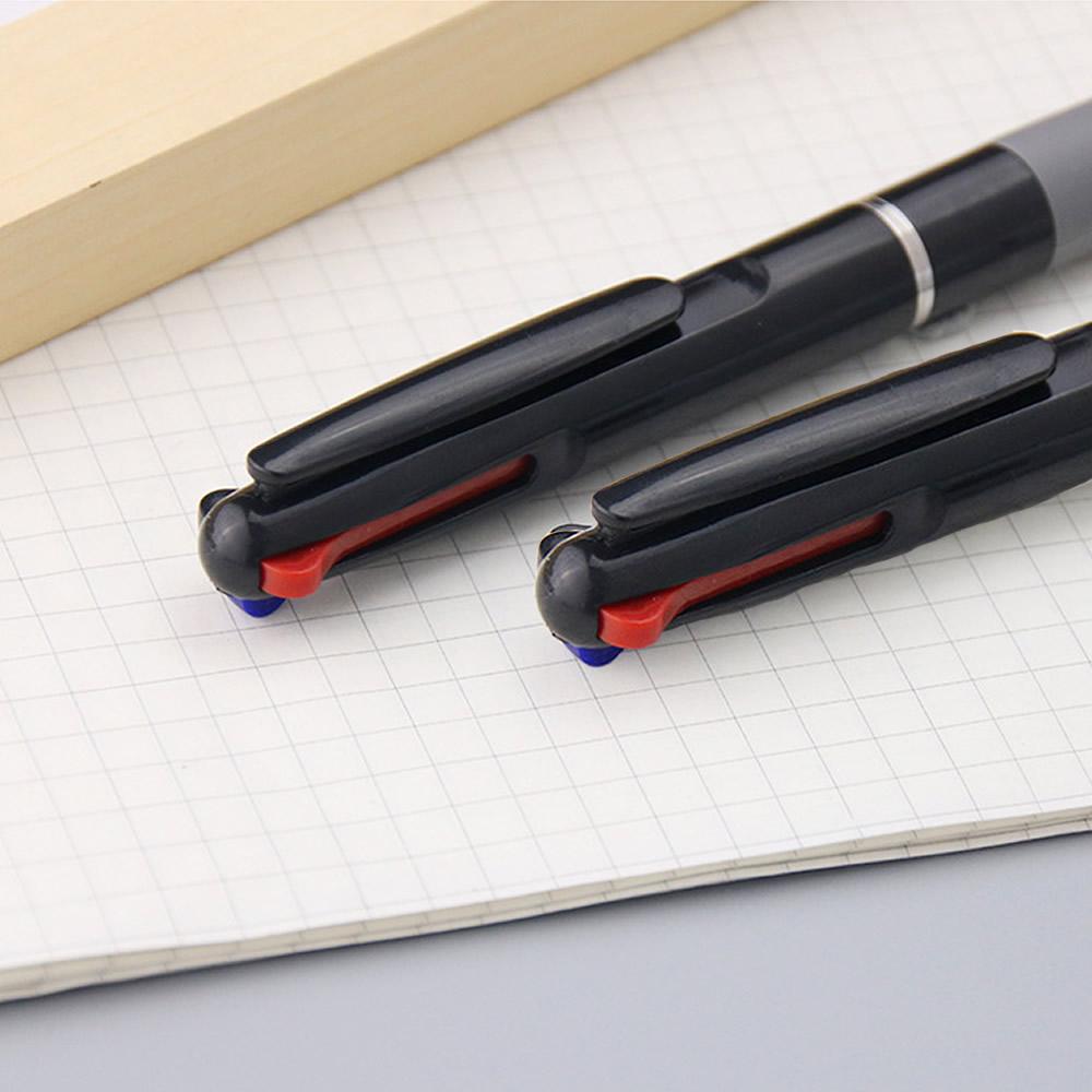 3-in-1 Rot/Schwarz/Blau Tinte Farbe 0,7 mm Schüler Kugelschreiber Kugelschreiber Schreibwaren Feine Schulbedarf Stifte Büro