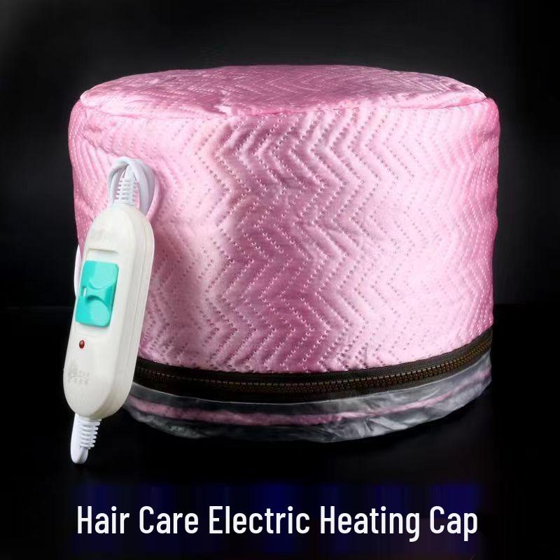 Electric Heating Hair Cap for Barber Shops – Adjustable Temperature for Perming, Dyeing, and Treatment