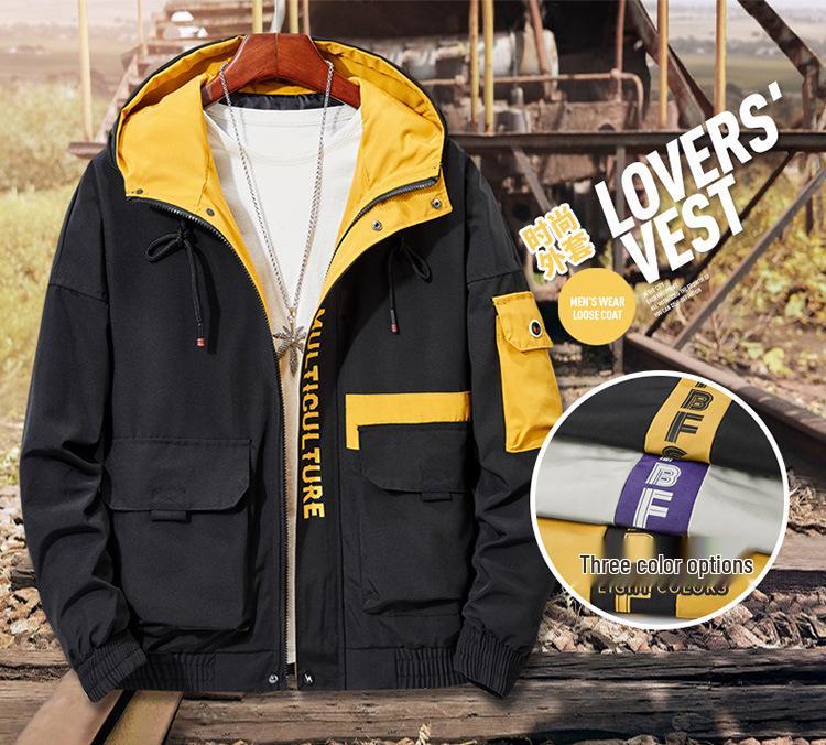 Men's 2022 Slim Fit Plus Size Breathable Hooded Jacket