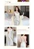 Elegant French Silk Backless Camisole Nightgown