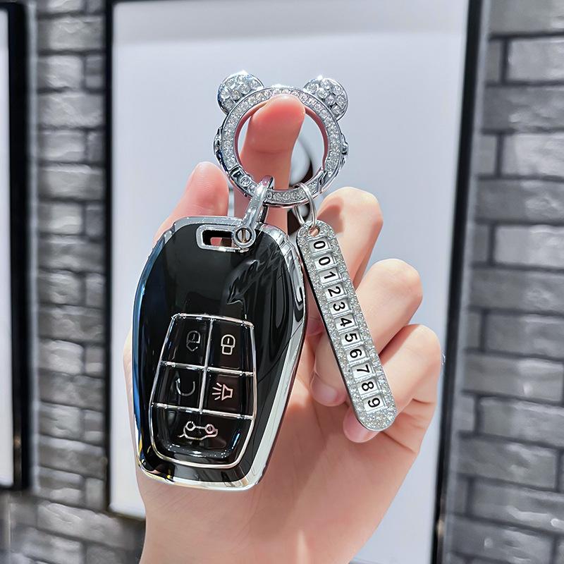 Tpu Car Remote Key Case Cover Protect Shell Fob For Southeast Soueast Dx3 Dx7 Braun Lingzhi V5 Lingshi V6 Lingyue V3 Accessories
