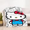 1pc Hello Kitty Pattern Outdoor Blanket Lightweight Flannel, All-Season Use for Sofa, Bed, Travel, Camping, Living Room, Office, Couch004