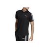 Adidas Casual Sports Breathable Short-Sleeve Polo Shirt Men Tops Black EJ0927