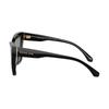 Michael Kors Temple Logo Injection Molding Irregular Sunglasses Unisex Couple Style Black
