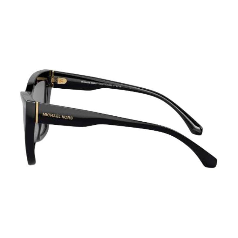 Michael Kors Temple Logo Injection Molding Irregular Sunglasses Unisex Couple Style Black