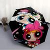 1pc Powerpuff Umbrella, Sun Protection, And UV Shielding. It Has Eight Sturdy Ribs for Outdoor Use And Perfect As a Holiday Gift