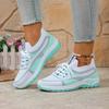 Damen Leichte Atmungsaktive Freizeitschuhe Slipper Schnürschuhe für Frühling und Sommer