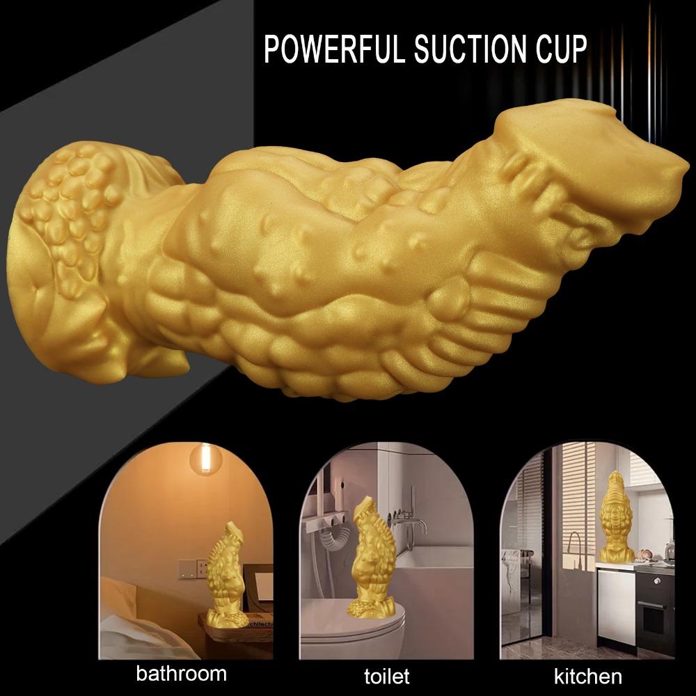 Muscle God Silicone Anal Plug - Wearable Butt Plug for Women, SM Training & Anal Stretching, Unique Irregular Design Adult Toy