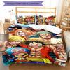 ONE PIECE 3pcs Bedding Set Duvet Cover Closure Includes 1 Duvet Cover & 2 Pillowcases for All Seasons Bedroom Home Dorm Decor