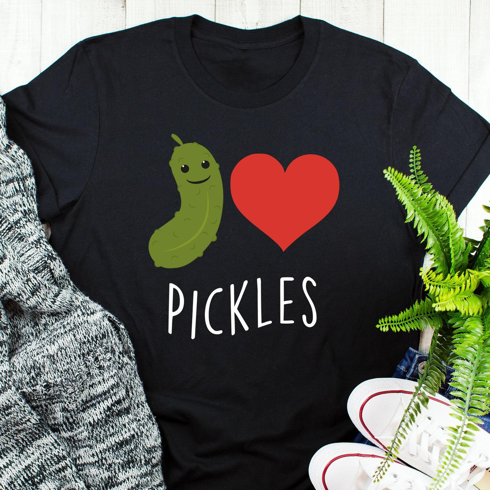 Pickle Shirt, Funny Pickle Gift, Cute Homesteading T-shirt, Food Lover Tshirt, Cucumber, Dill, Homesteader Gardening Gherkin Foodie Canning 130