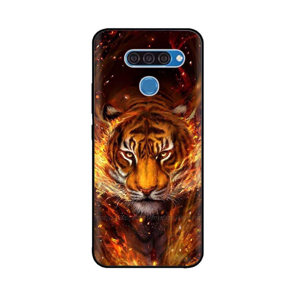 Pour coque LG V50 ThinQ 5G pour lg v50 thinq Housse Dessin Animé Silicone Antichoc TPU Souple Coque Arrière pour Fundas Coque de Téléphone LG V50 Capa
