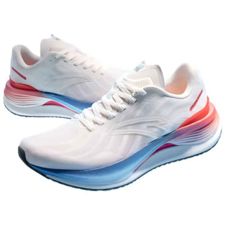 Anta Comfortable Shock Absorbing Non-Slip Low-Top Running Shoes Men Sneakers Paper-White 112425561-5