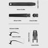 Adjustable Bicycles Mudguard Thicken Wide Front/Rear Mud Guards Quickly Release Bike Mudguard for Mountain Bike Enduring