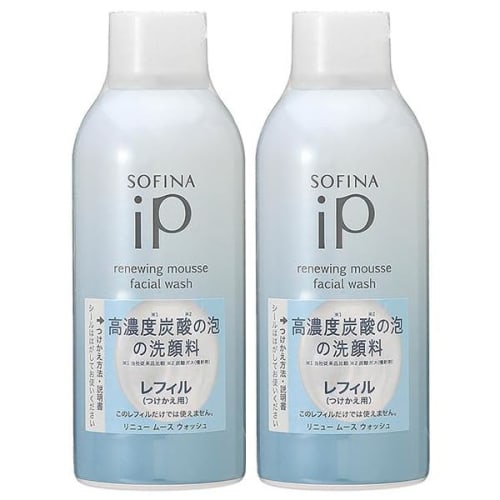 

[Set] Kao Sofina iP Renew Mousse Wash Refill 200g Set of 2 Facial Cleansing Mousse