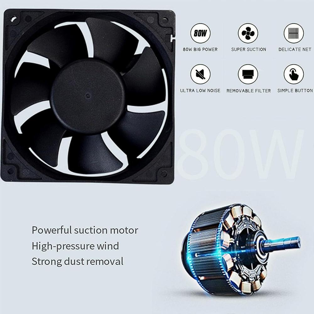 Nail Dust Collector Com Remover Filtro, Manicure Machine Tools, Poder Forte, Nail Aspirador, Nail Extractor Fan, Art Tool