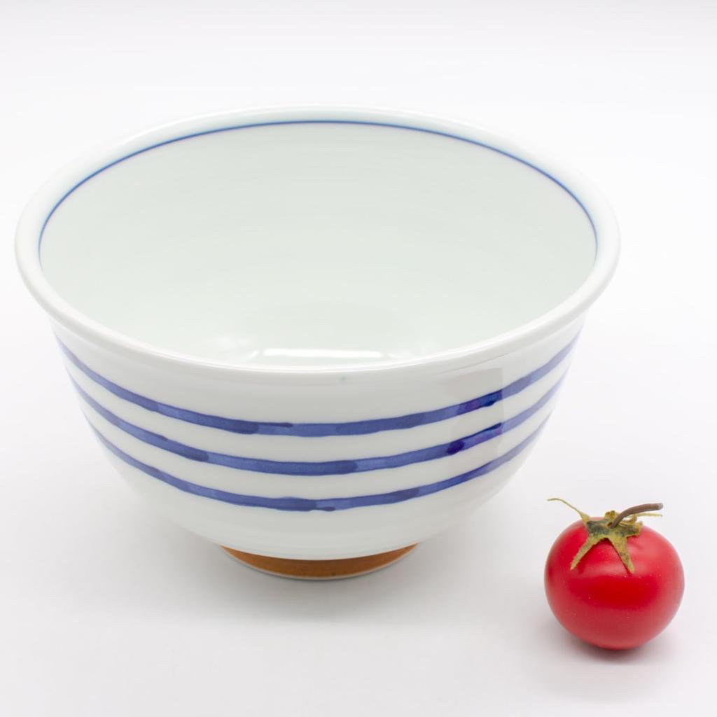 Saikaitoki Hasami Ware Takayama Kiln Lightweight Okonomi Donburi 14cm Lined Tokusa Microwave and Dishwasher Made In Product Number 20970 Bowl, Approx.