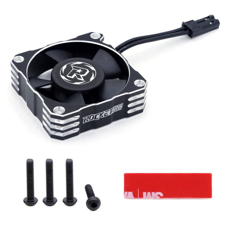 SURPASS Rocket-Rc Metal Cooling Fan 30mm 35mm 40mm Aluminum Cool Fan Heat Sink Fan Cover for RC Car 540/550 Brushless Motor