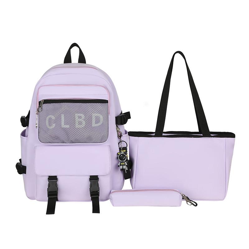 Men's Backpack Middle School Student Backpack Women's Schoolbag