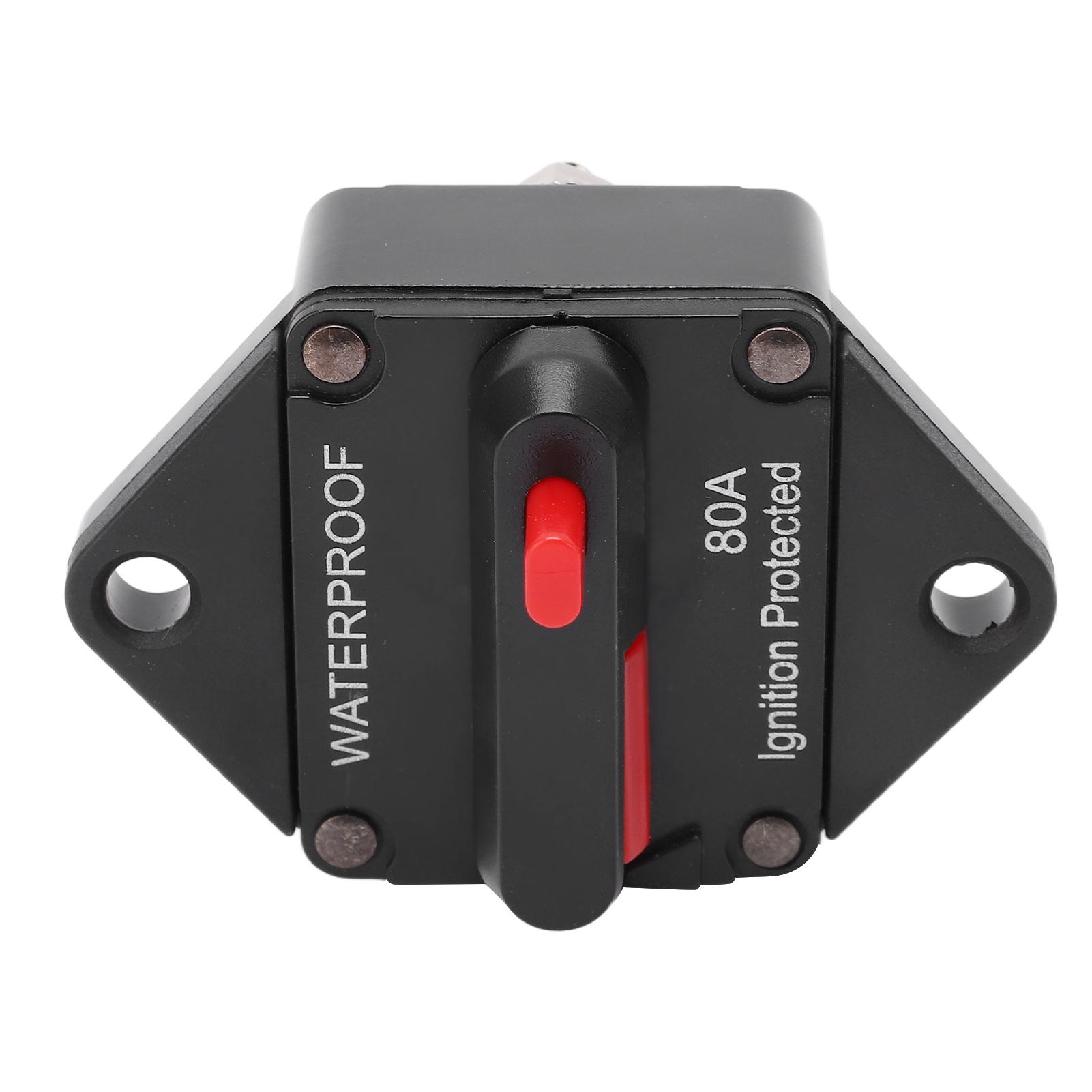 

Автоматичний вимикач постійного струму 32 В з перемикачем ручного скидання Водонепроникний для автомобіля Морський човен Вантажівка Автобус RV ATV