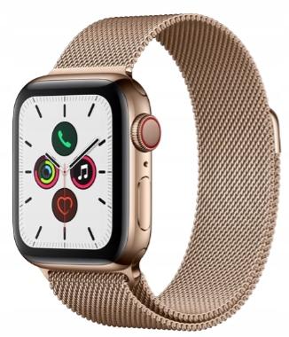Strap for Apple Watch 3/4/5/6/7/8/9/Series 38/40/41mm Bracelet Steel Rose Gold