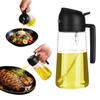 470 ml Oil Sprayer for Cooking 2-in-1 Olive Oil Dispenser and Oil Spray Bottle Oil Spray with Stickers Thick Glass Spray Bottle