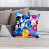 M-Mighty M-Morphin Power Rangers Pillow Case Anti-dustmite Pillowcase Invisible Zipper Silky Short Plush Sofa Cushion Cover