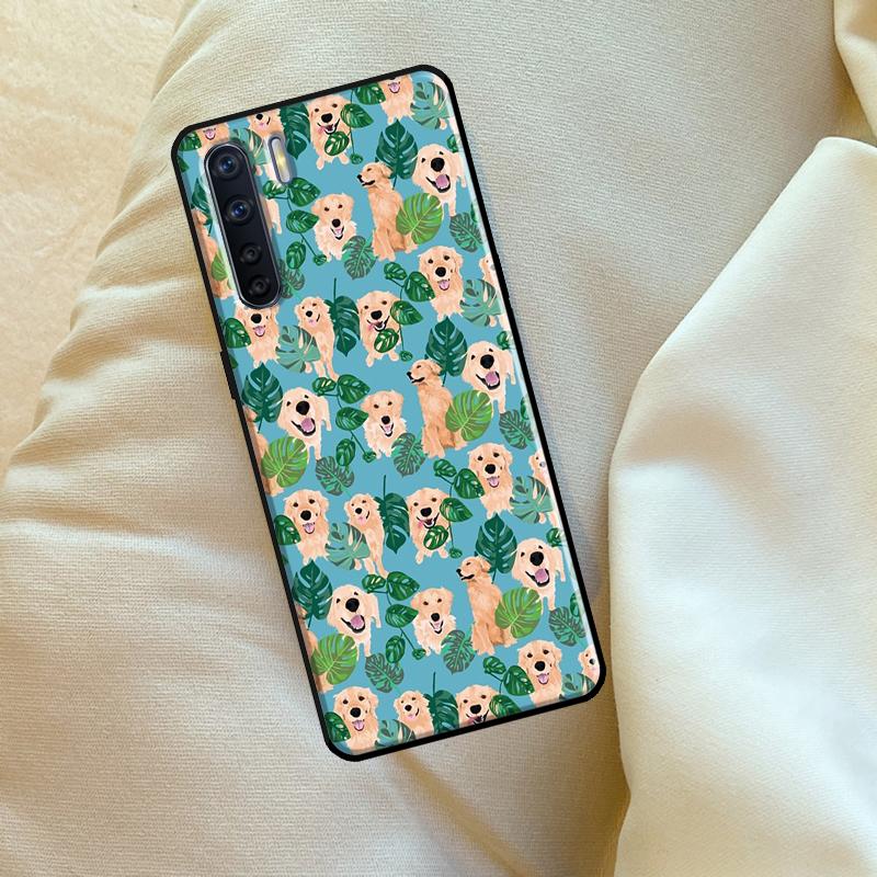 Golden Retriever Dog Case For Oppo A6 A5 Pro A15 A57 A17 A54 A74 A94 A76 A16 A96 A40 A60 A80 A18 A38 A58 A78 A98