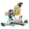 Lockes 12" Double Sliding Compound Miter Saw - High Power Aluminum Woodcutting Tool with Laser