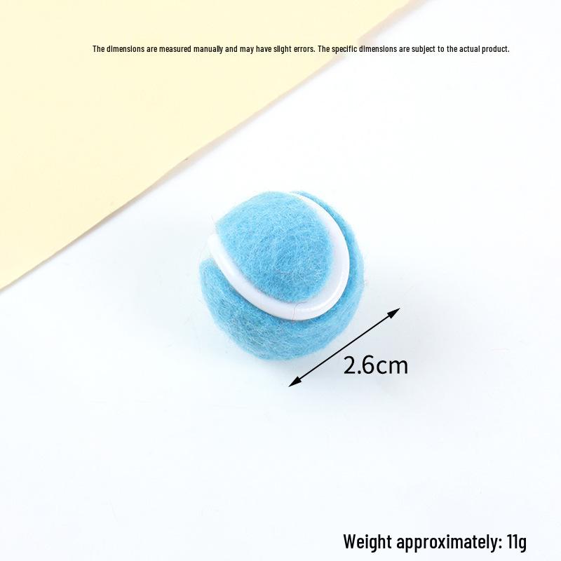 Hot-Selling Tennis Keychain Pendant: Simulation Tennis Toy Photography Prop