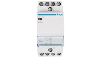 Contacteur modulaire 25A 4F 0O 230V AC ESC425