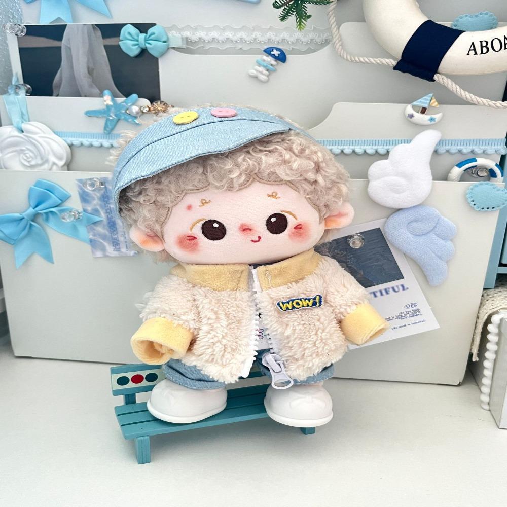 Multiple Styles Cute Outfit 20cm Cotton Doll Plush Toy Cartoon Doll Clothes Children Toys