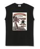 TI.GLAKE Vintage Surf Oversized Sleeveless T-Shirt Black